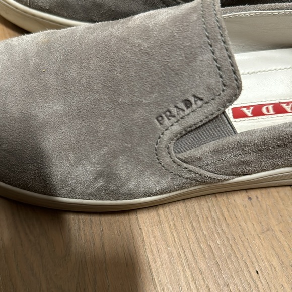 Prada suede slip in sneakers - Picture 2 of 5